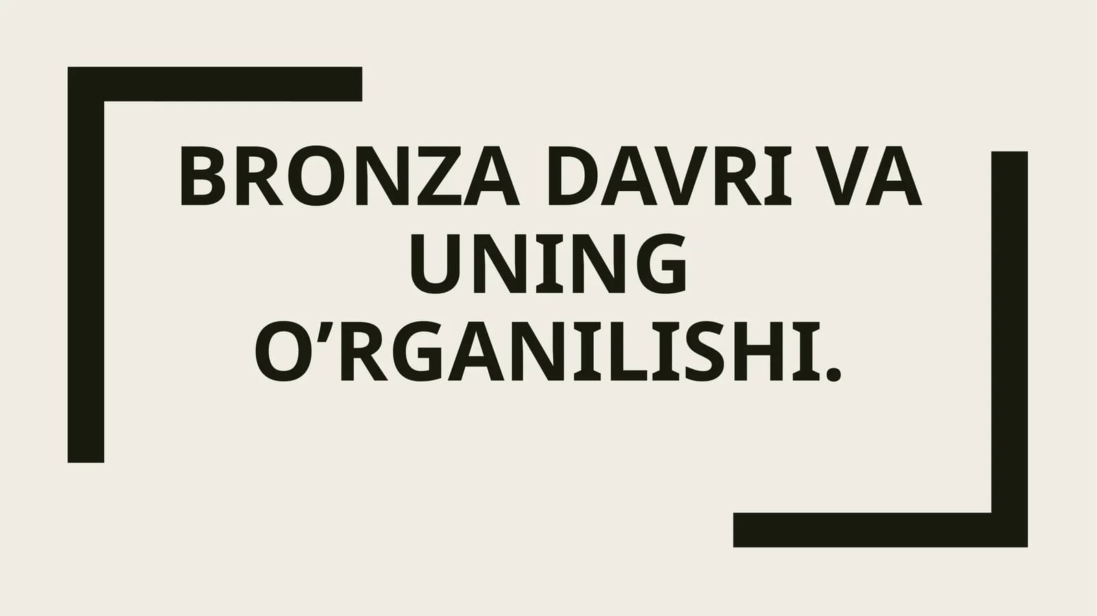 Janubiy Turkmaniston va u Tojikiston bronza davri madaniyatida