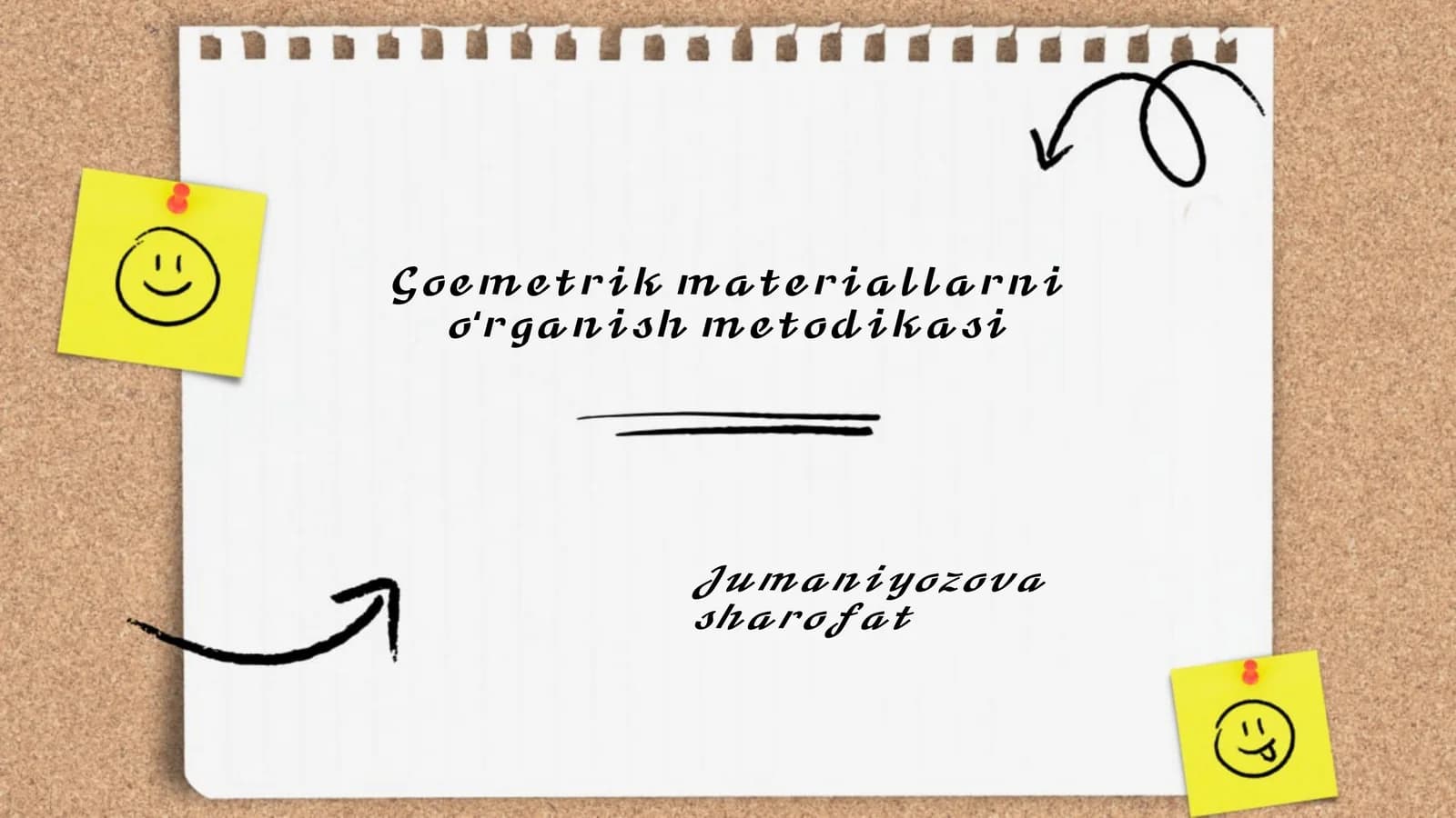 Geometrik materiallarning tasnifi