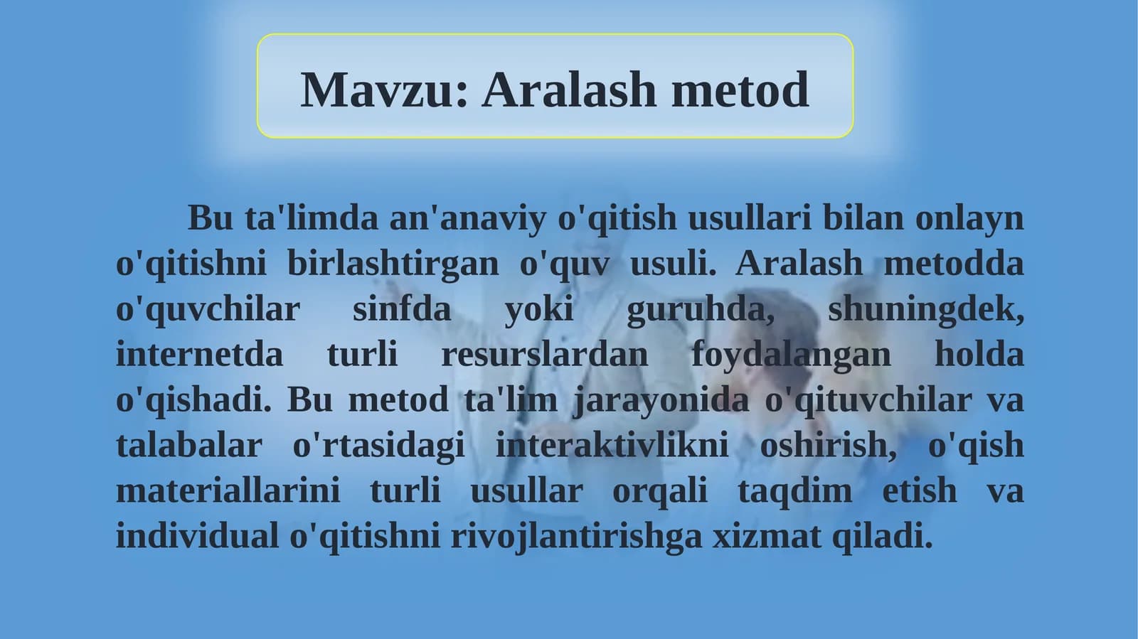 Aralashmetod