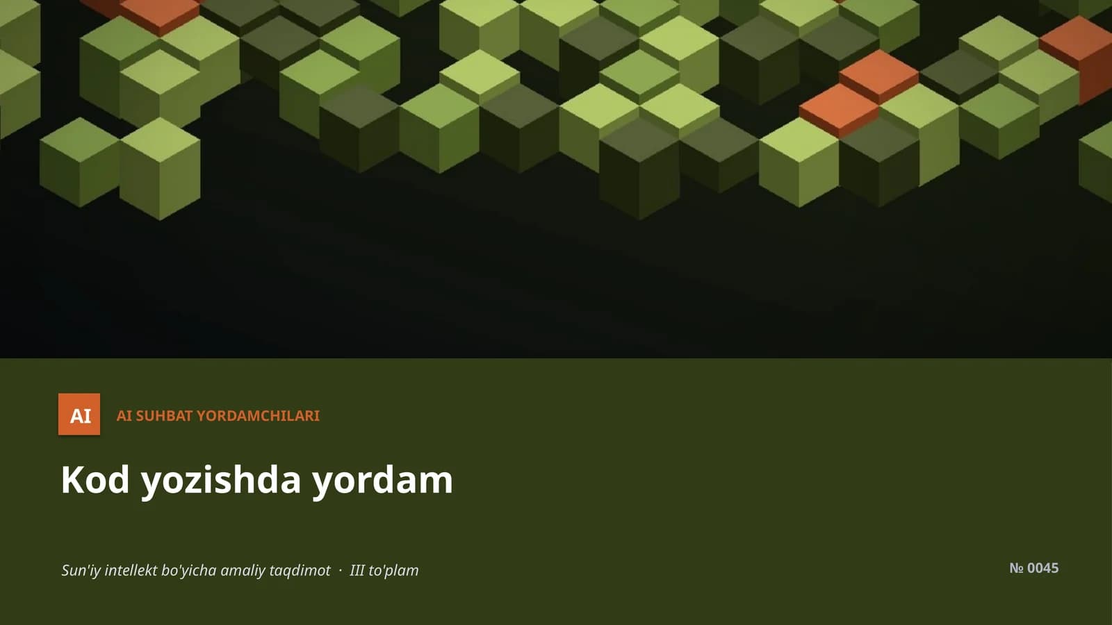 AI SUHBAT YORDAMCHILARI
