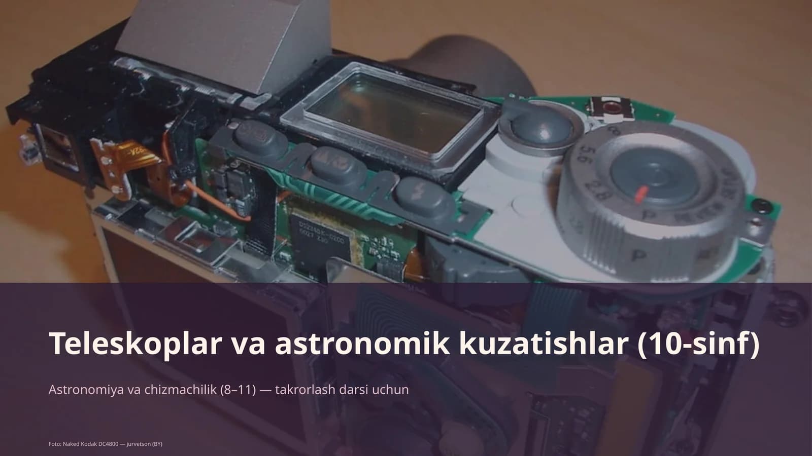 Teleskoplar va astronomik kuzatishlar (10-sinf)