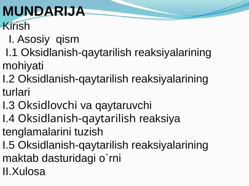 Oksidlanish-qaytarilish