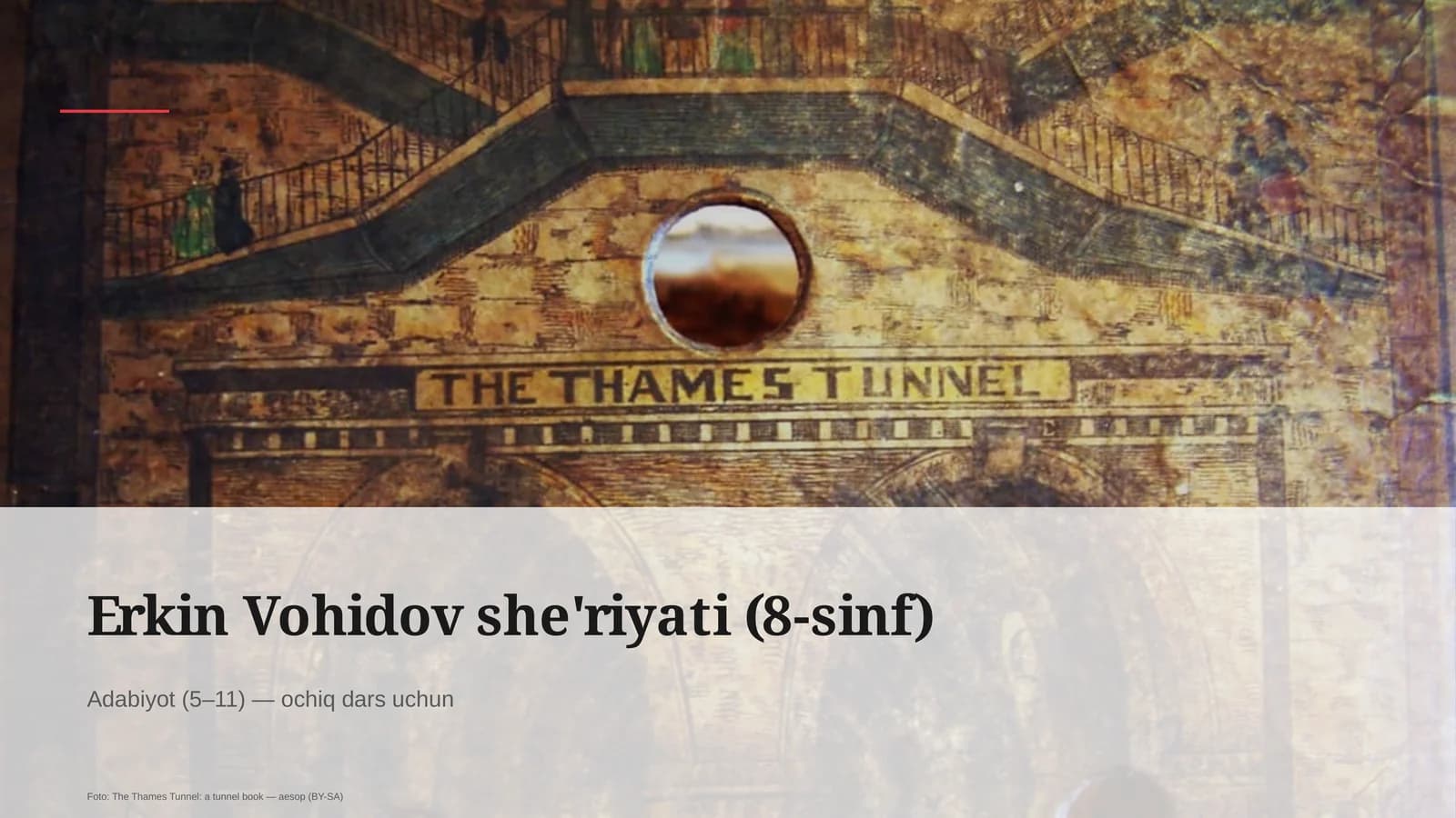 Erkin Vohidov she'riyati (8-sinf)