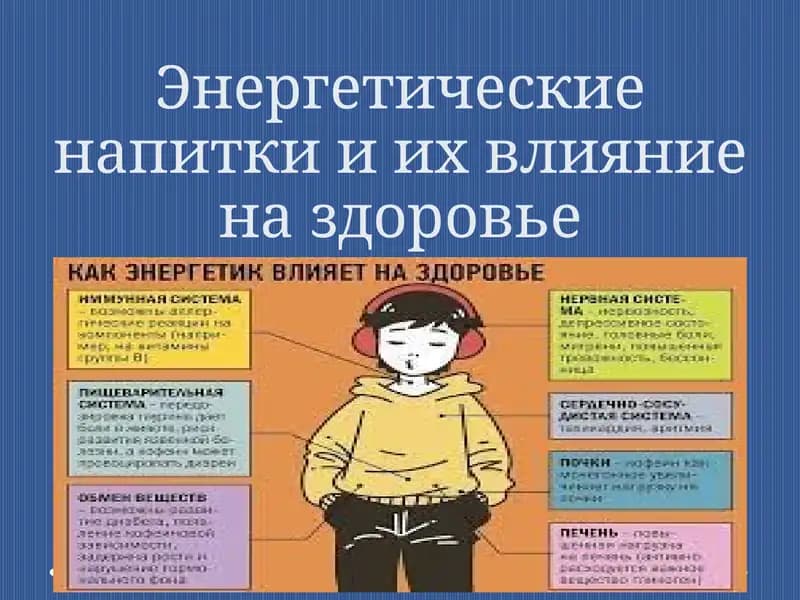 Энергетические напитки и их влияние на здоровье
