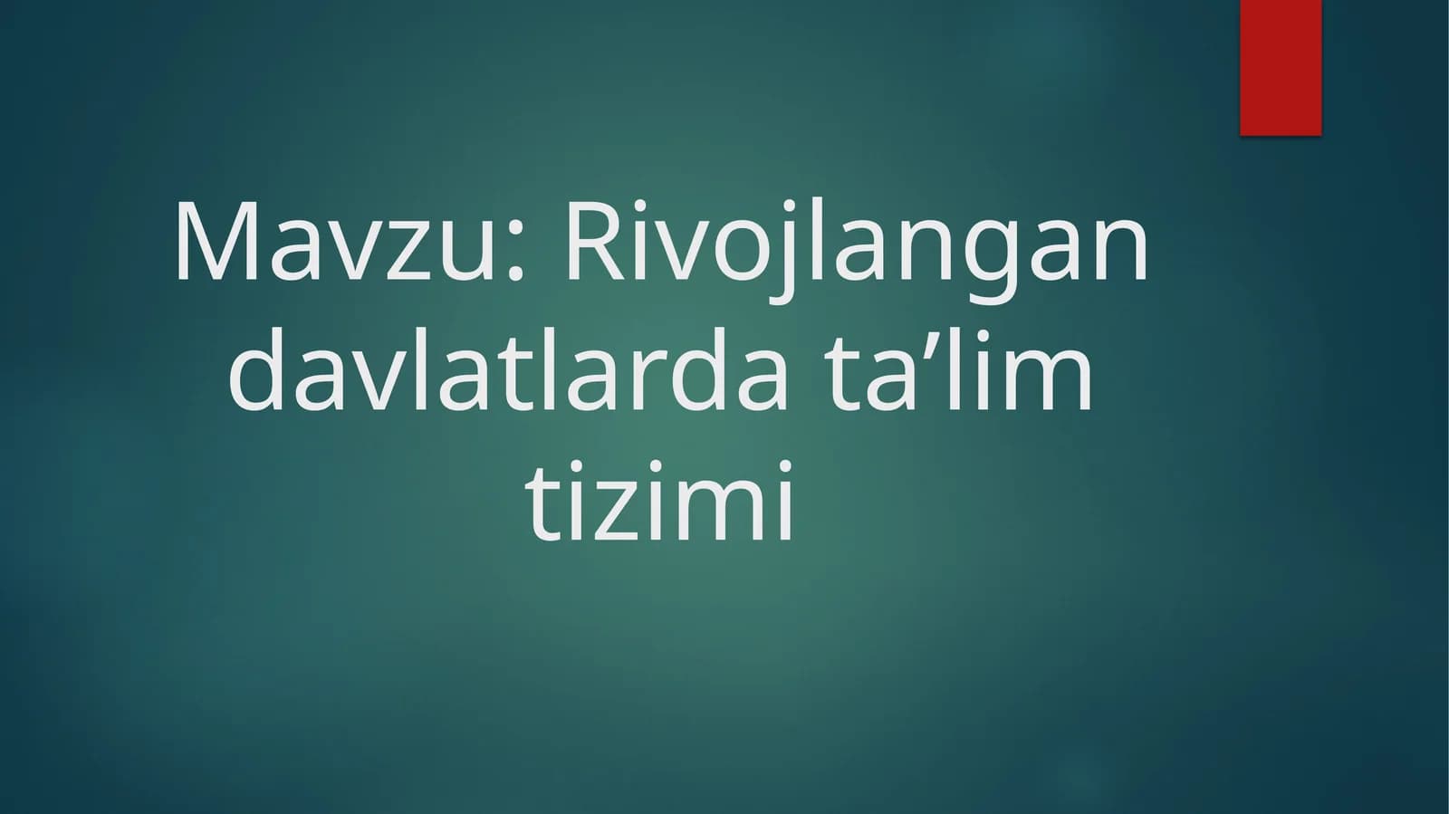 Rivojlangandavlatlardata’limtizimi