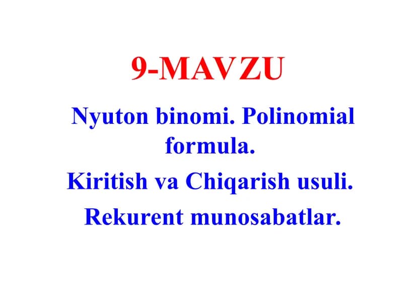 Nyuton binom