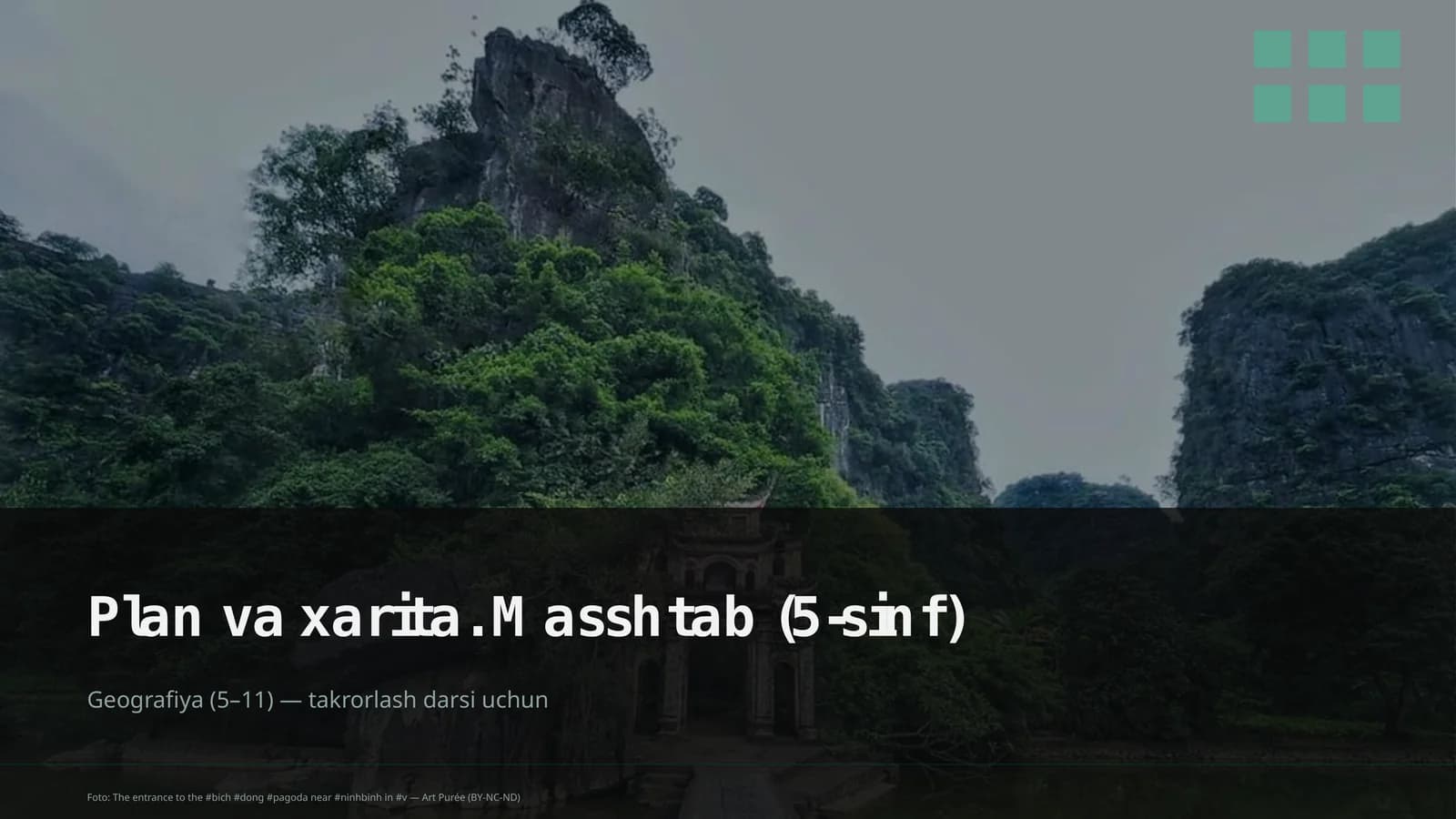 Plan va xarita. Masshtab (5-sinf)