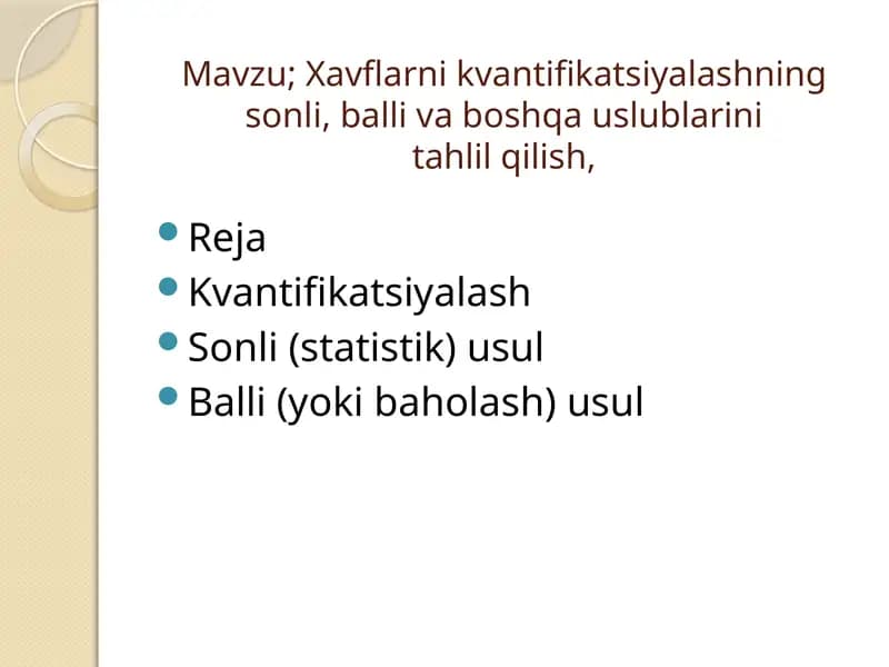 Kvantifikatsiyalash