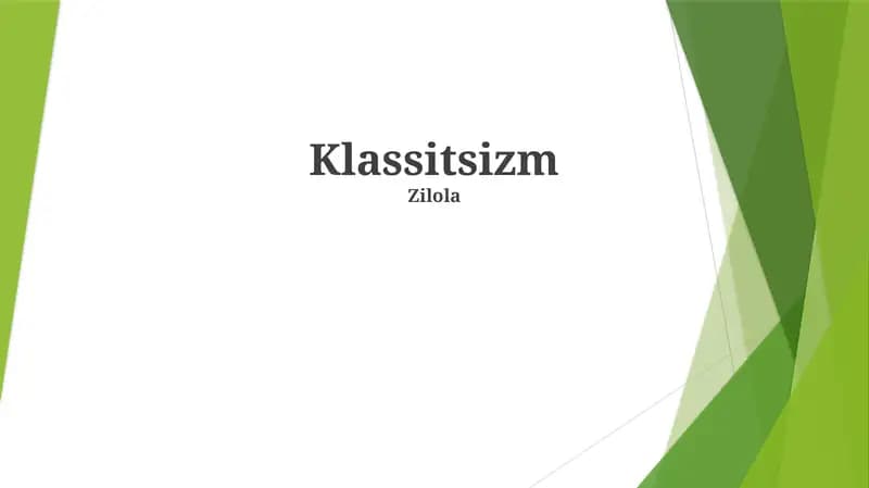 Klassitsizm