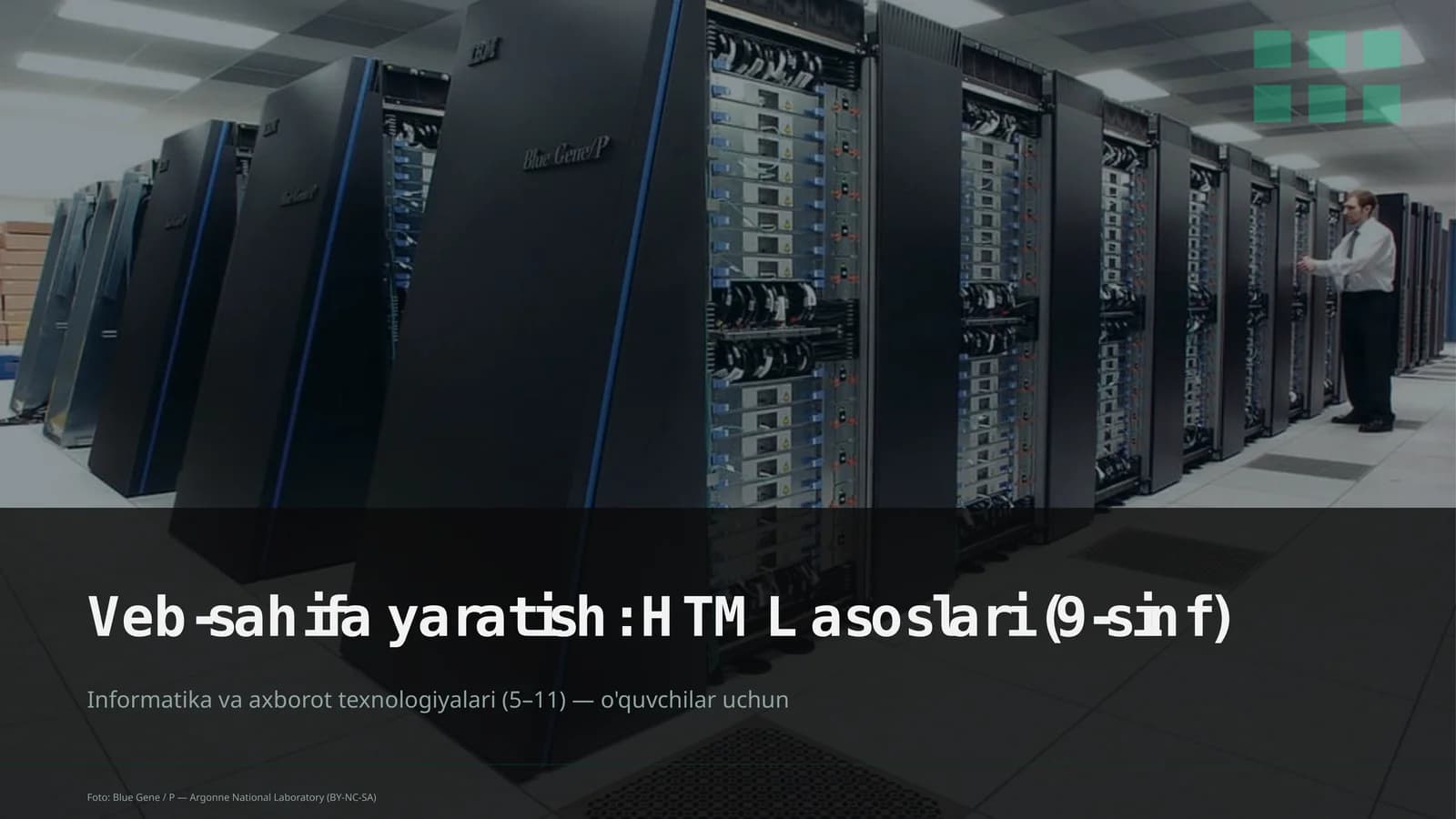 Veb-sahifa yaratish: HTML asoslari (9-sinf)