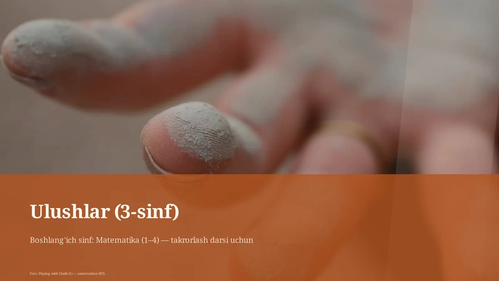 Ulushlar (3-sinf)