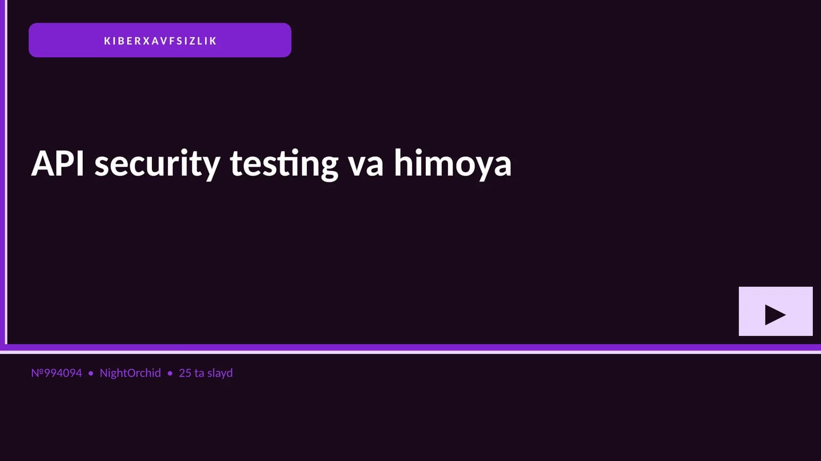KIBERXAVFSIZLIK