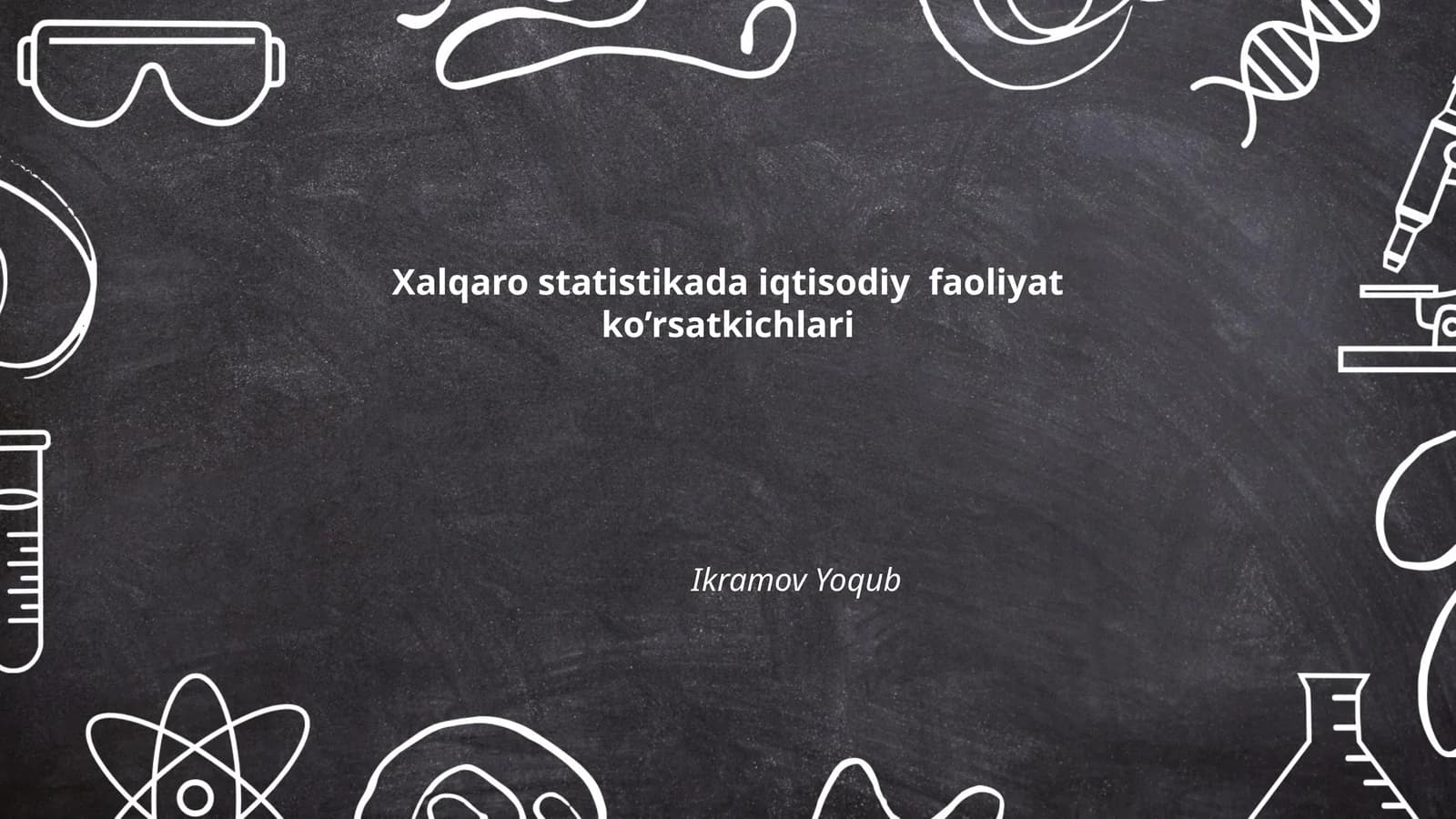 Iqtisodiy o'sishning statistik ko'rsatkichlari