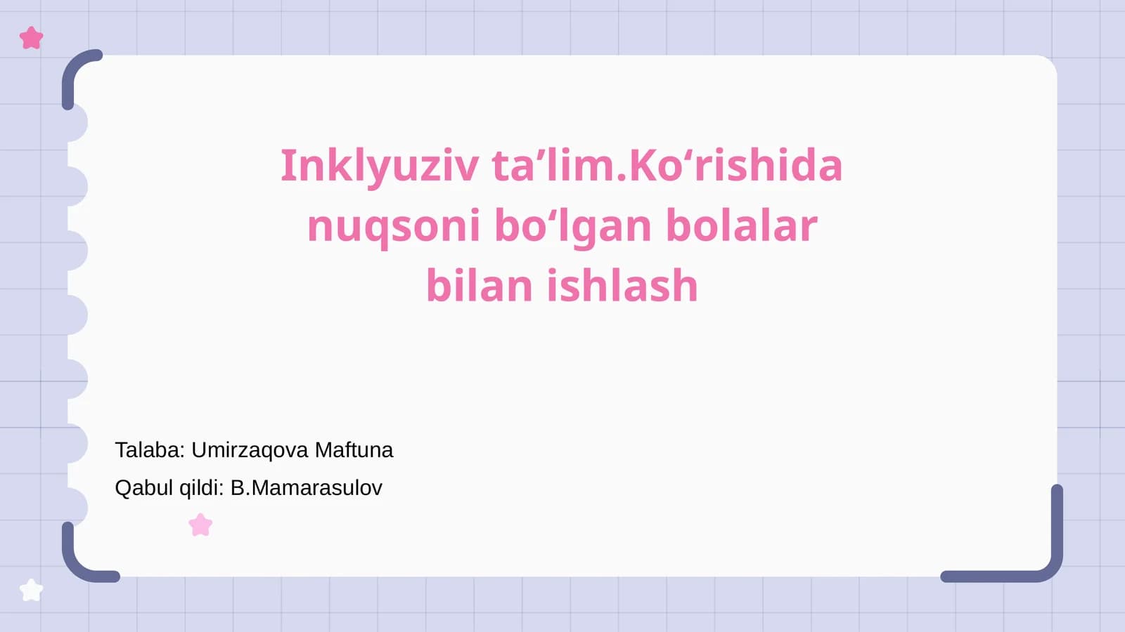 Inklyuziv ta'lim