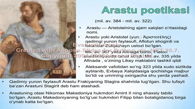 Arastu poetikasi