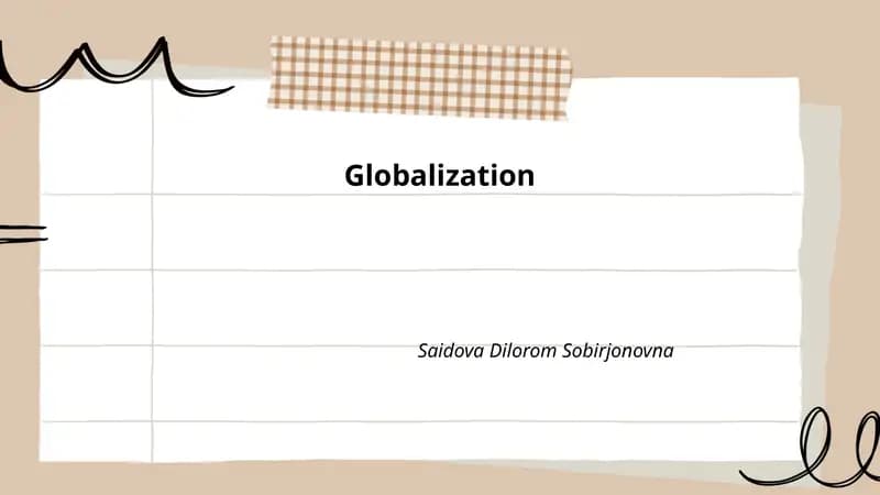 Globalization