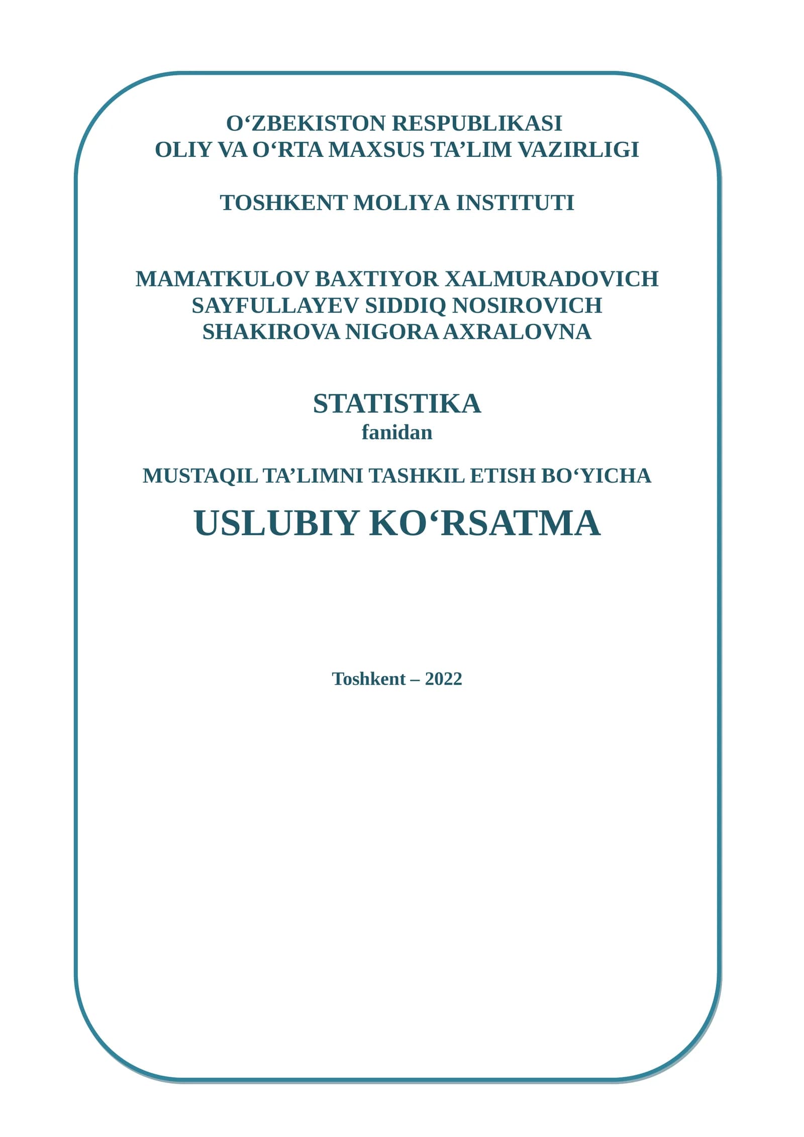 STATISTIKA