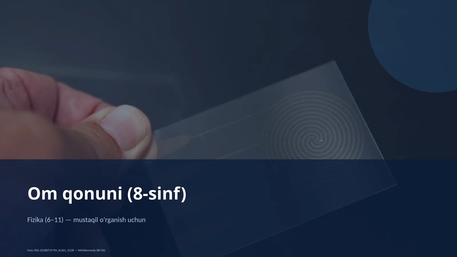 Om qonuni (8-sinf)