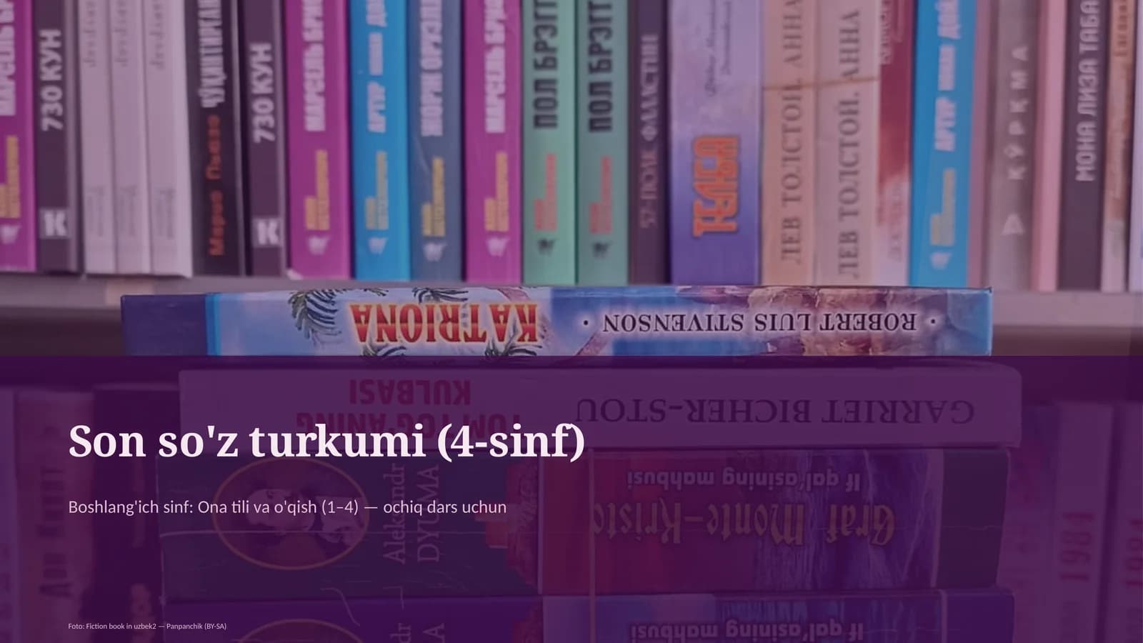 Son so'z turkumi (4-sinf)