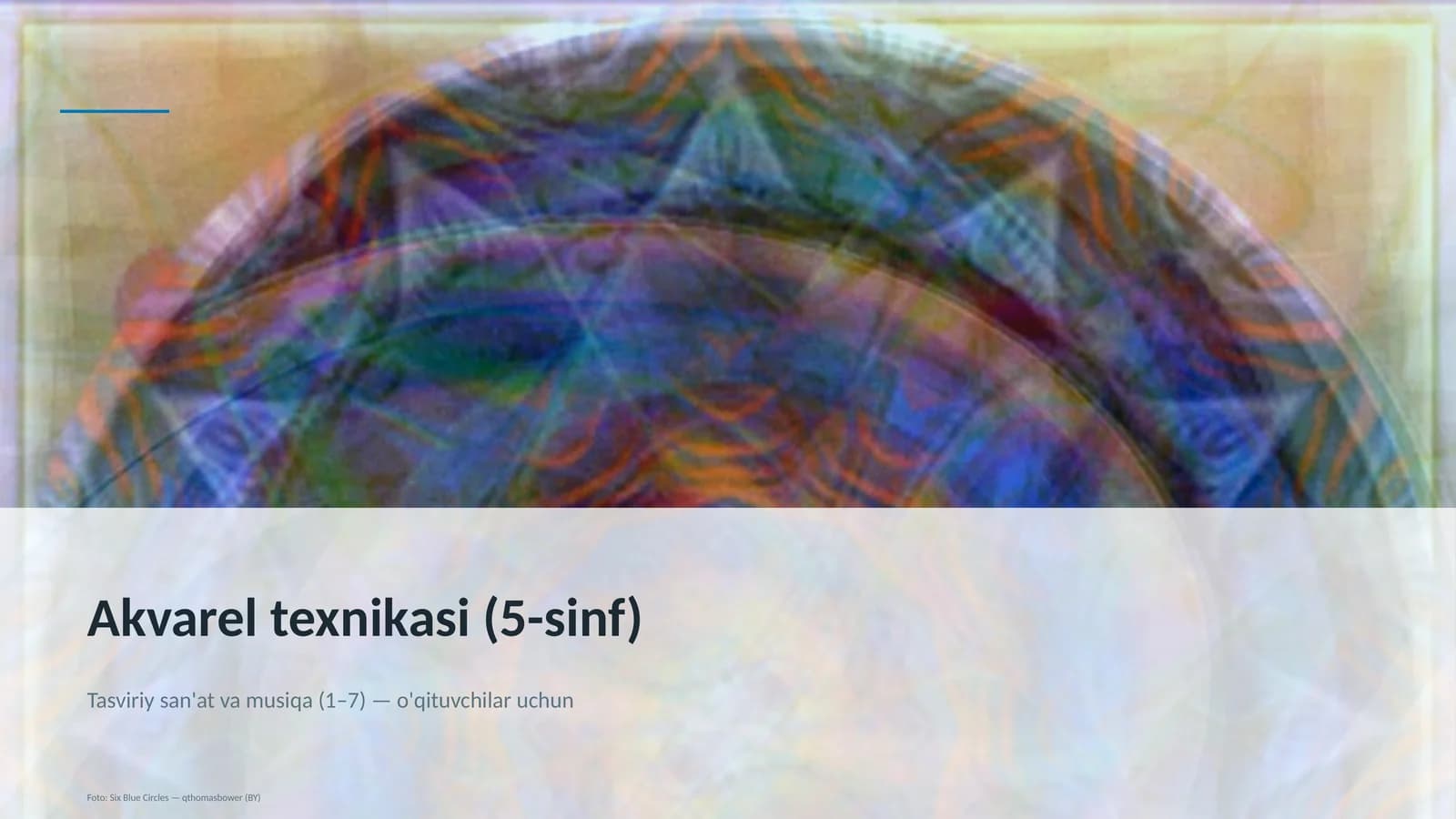 Akvarel texnikasi (5-sinf)