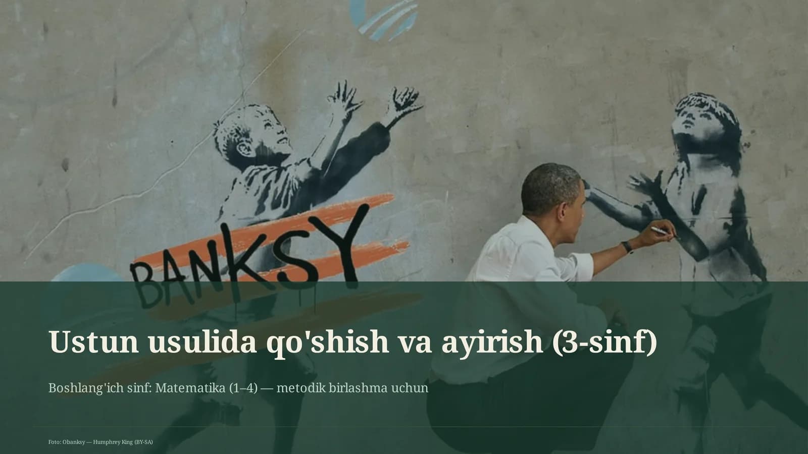 Ustun usulida qo'shish va ayirish (3-sinf)