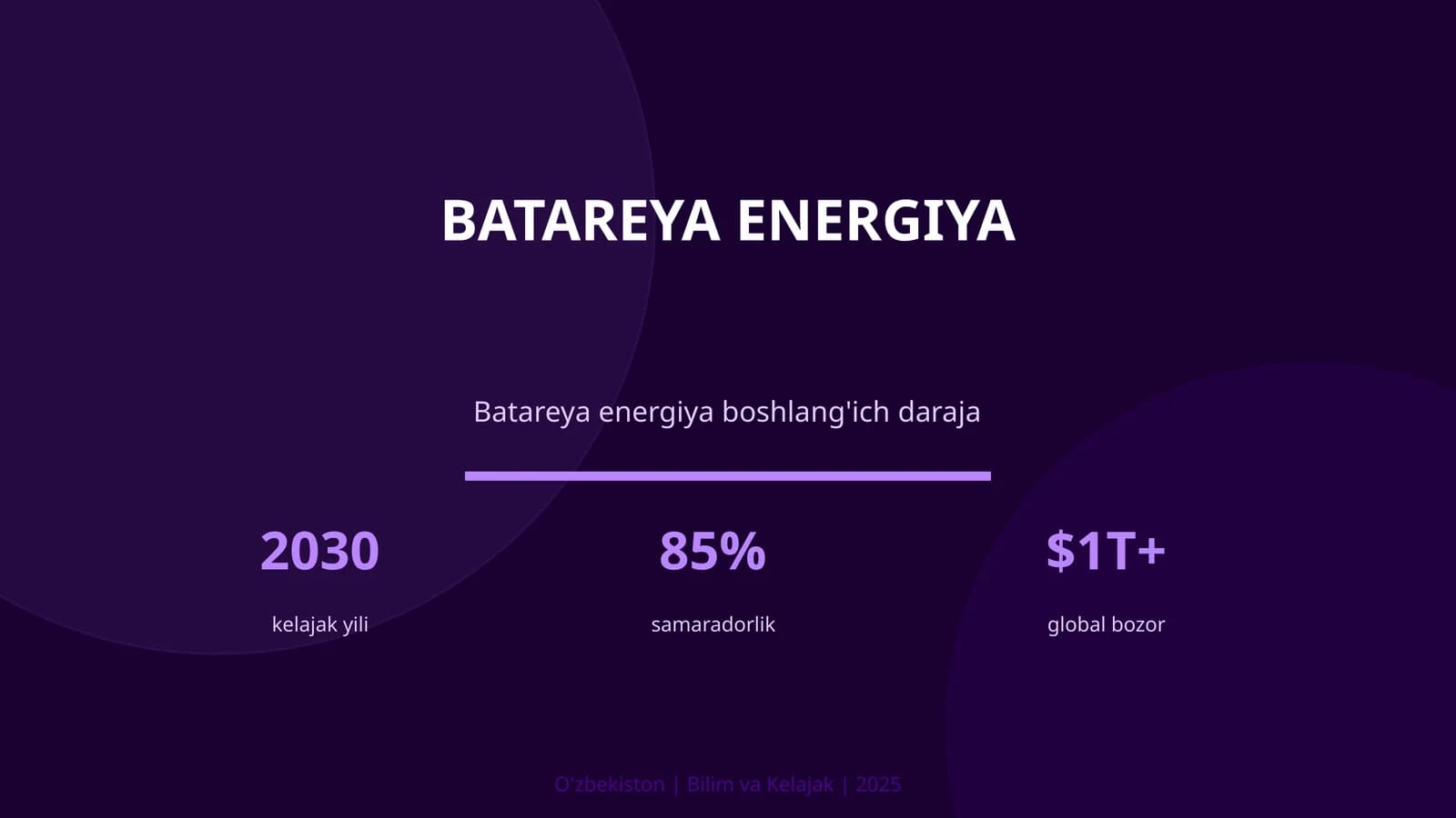 Batareya energiya
