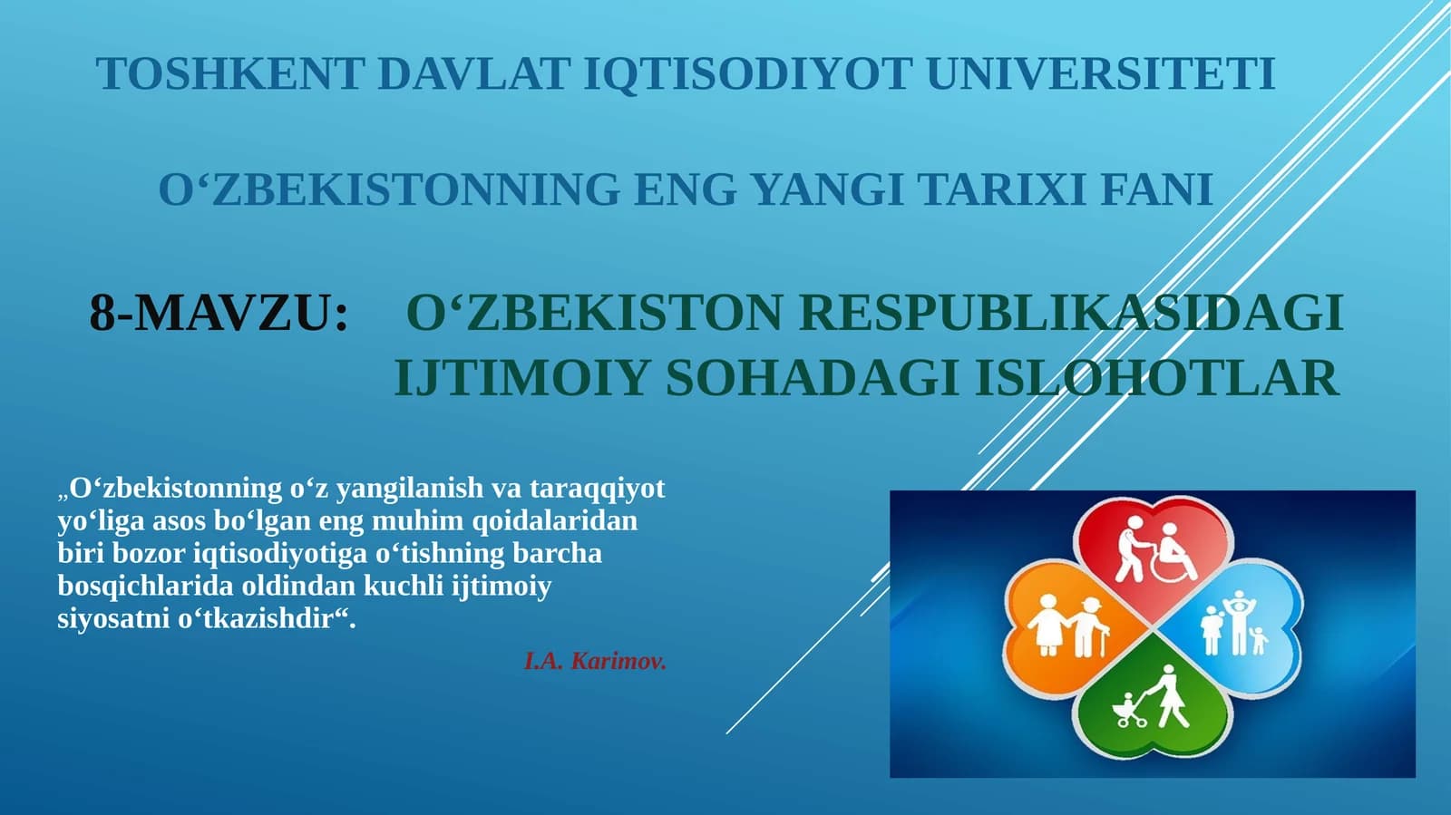 O‘ZBEKISTONNINGENG YANGI TARIXI FANI