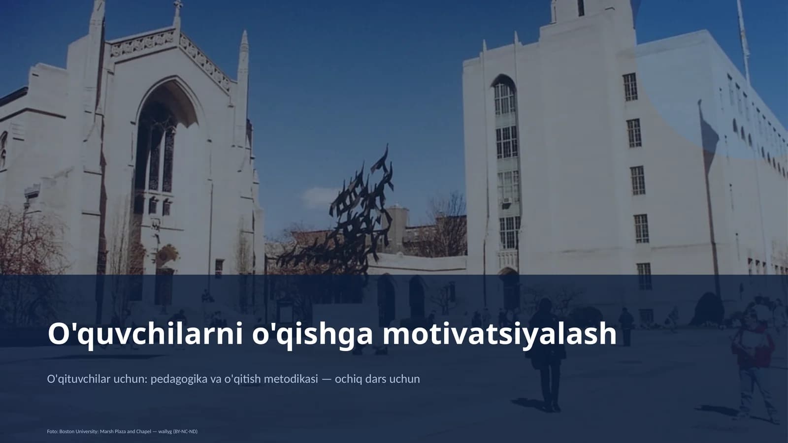 O'qituvchilar uchun: pedagogika va o'qitish metodikasi