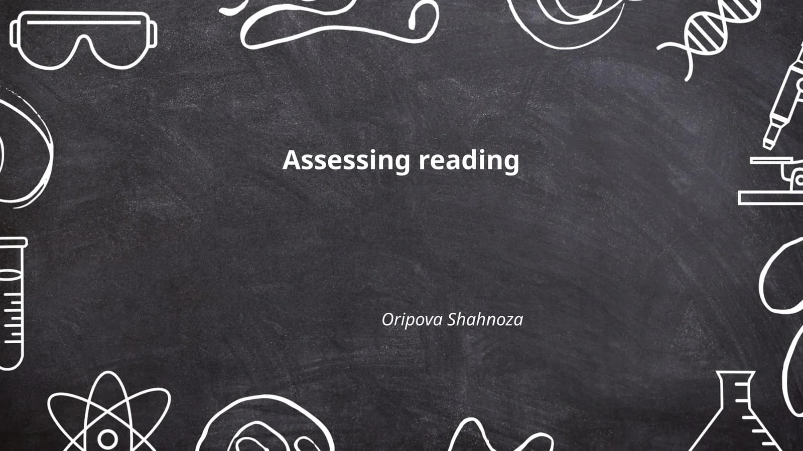 Assessing reading