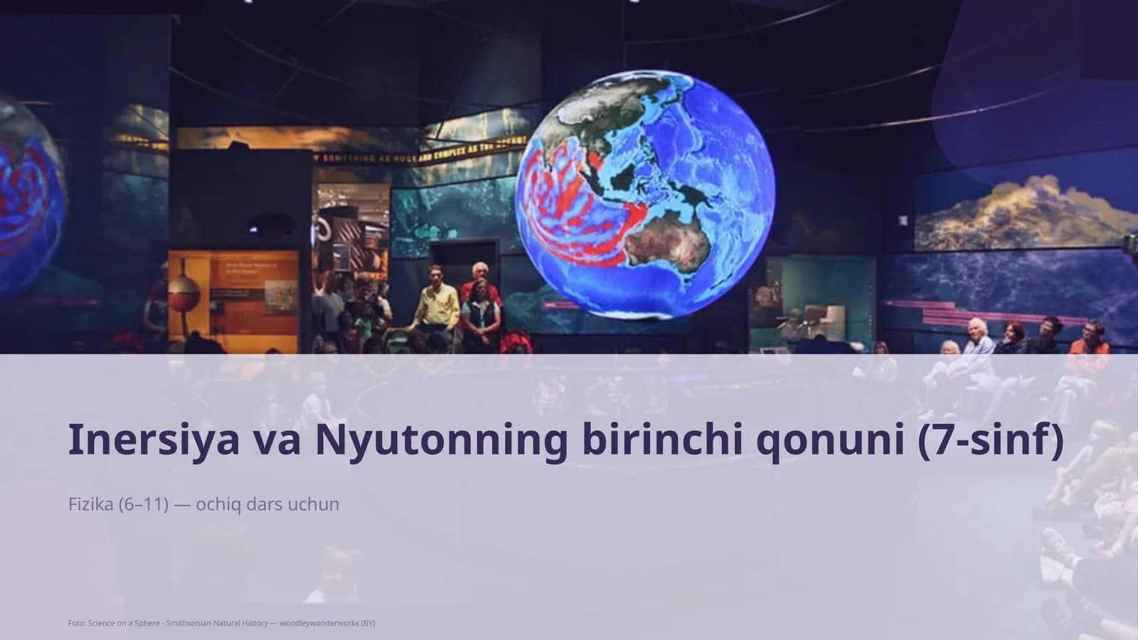 Inersiya va Nyutonning birinchi qonuni (7-sinf)