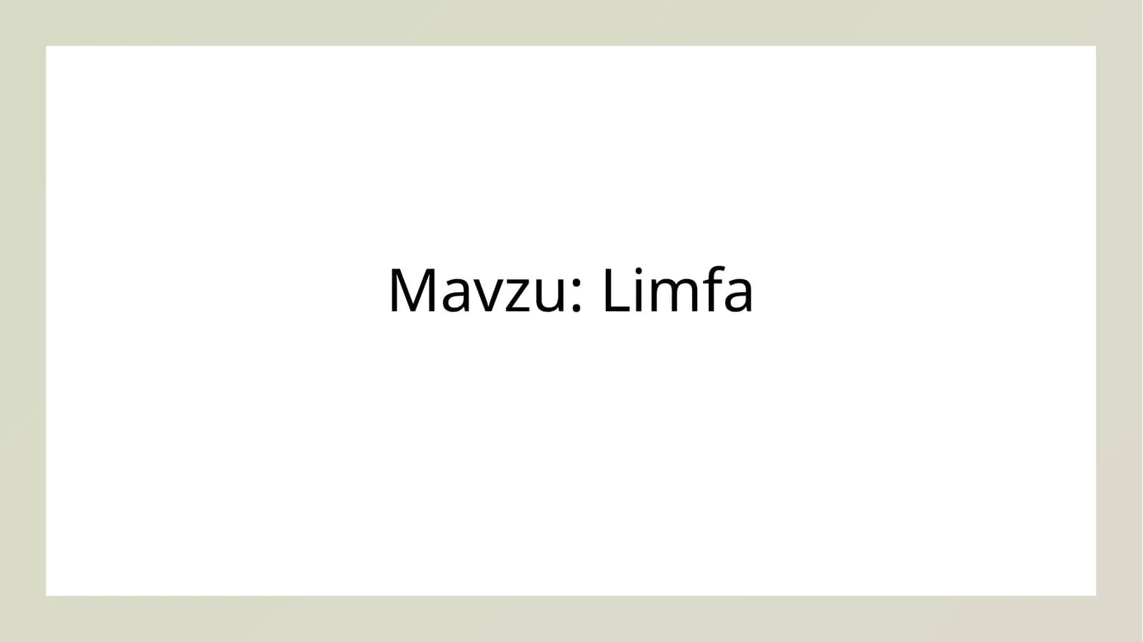 Limfa