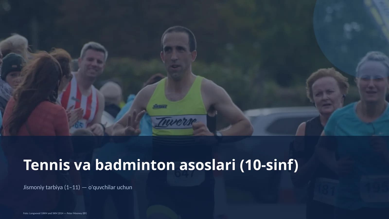Tennis va badminton asoslari (10-sinf)