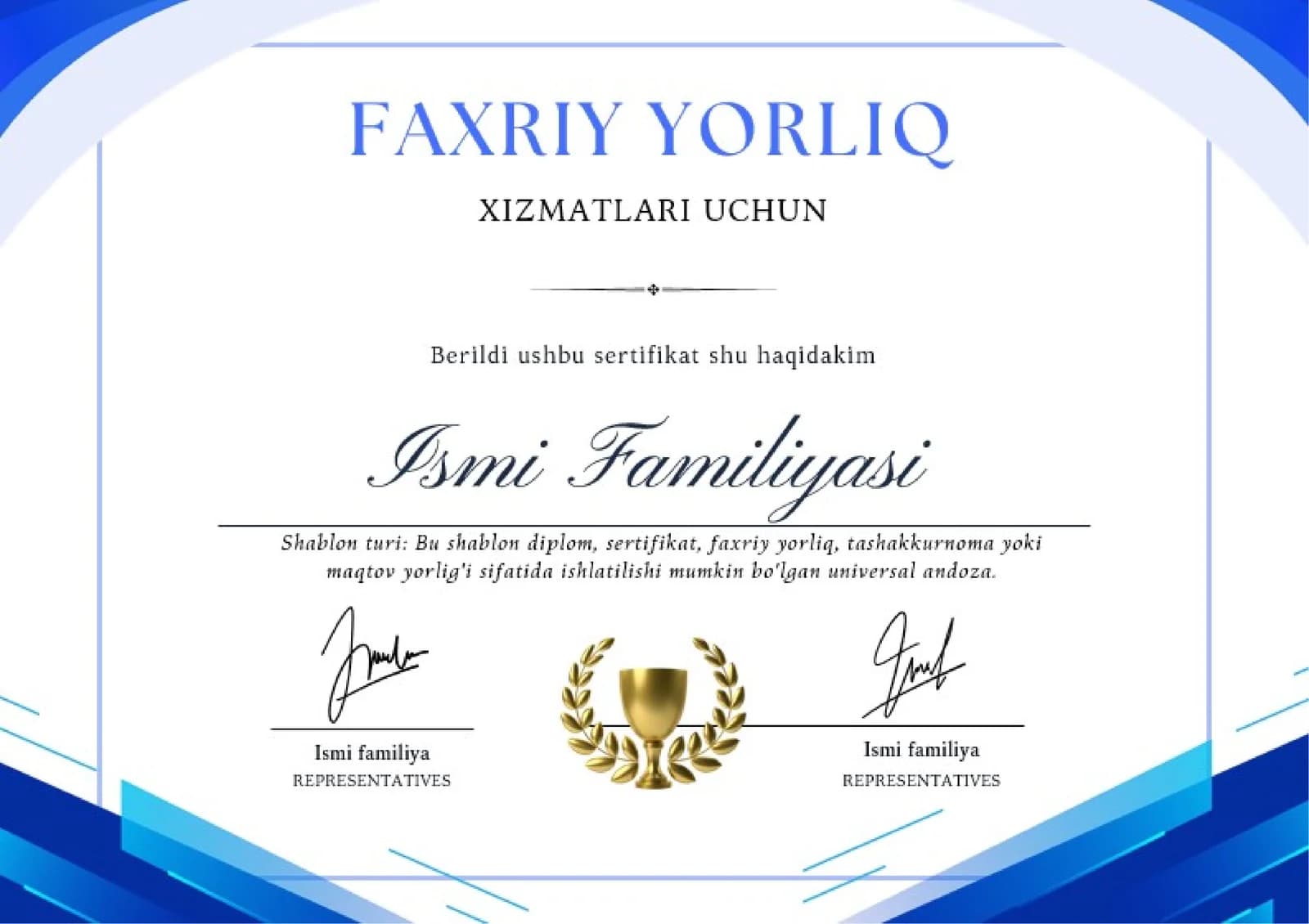 Faxriy Yorliq