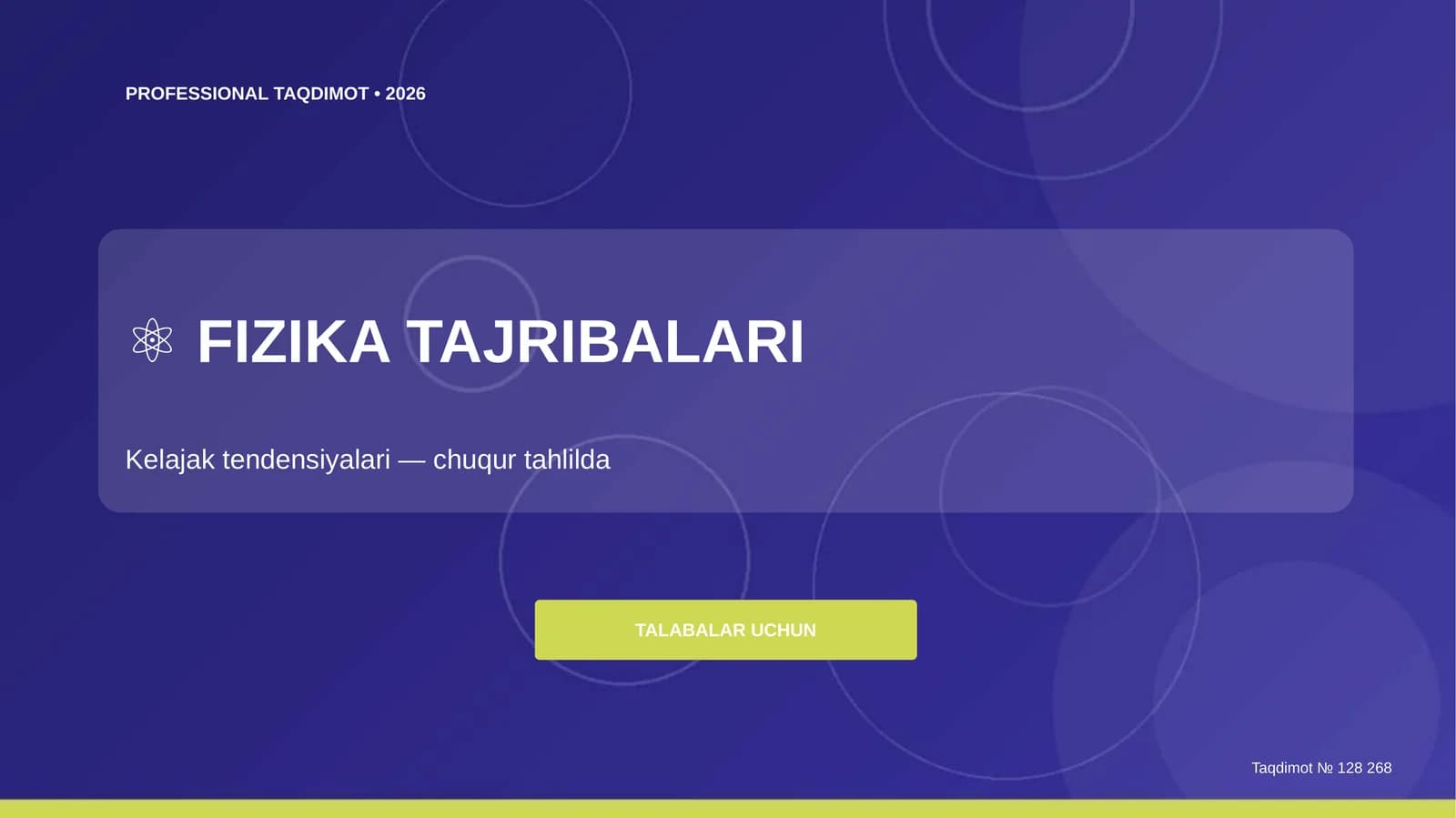 Fizika Tajribalari: Kelajak Tendensiyalari