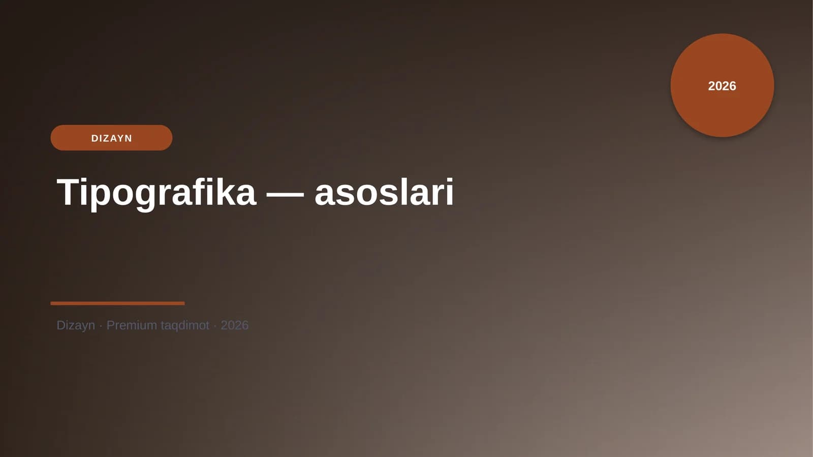 Tipografika — asoslari