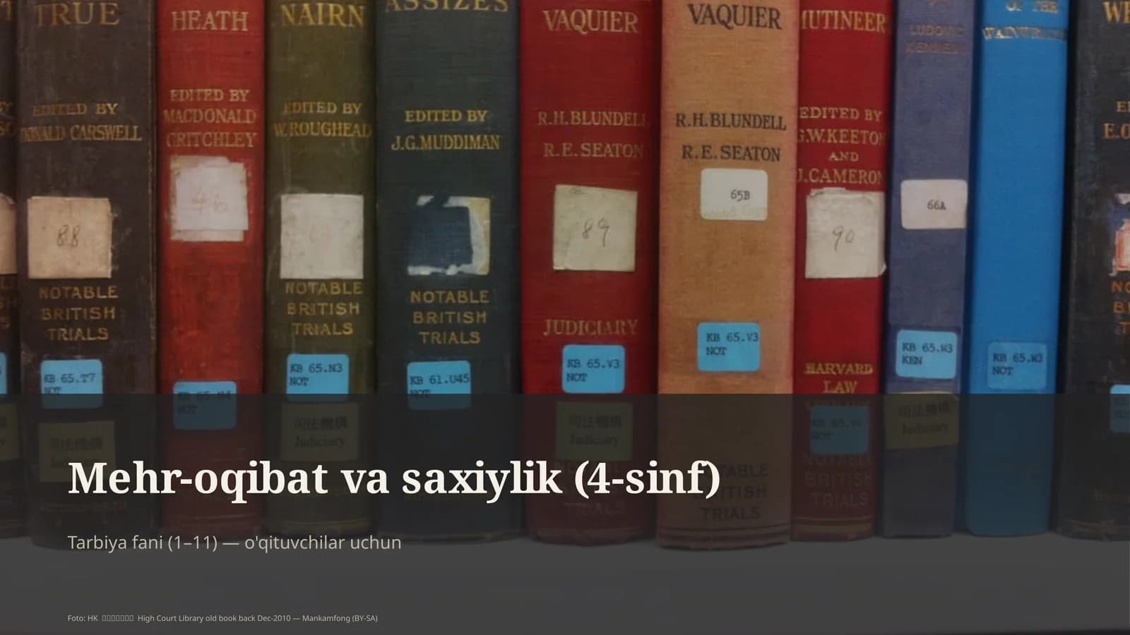 Mehr-oqibat va saxiylik (4-sinf)