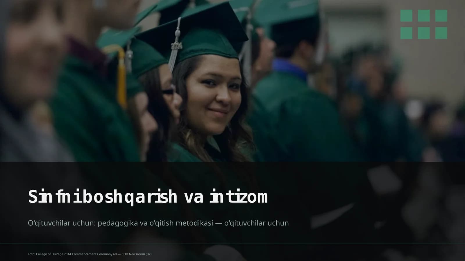 Sinfni boshqarish va intizom