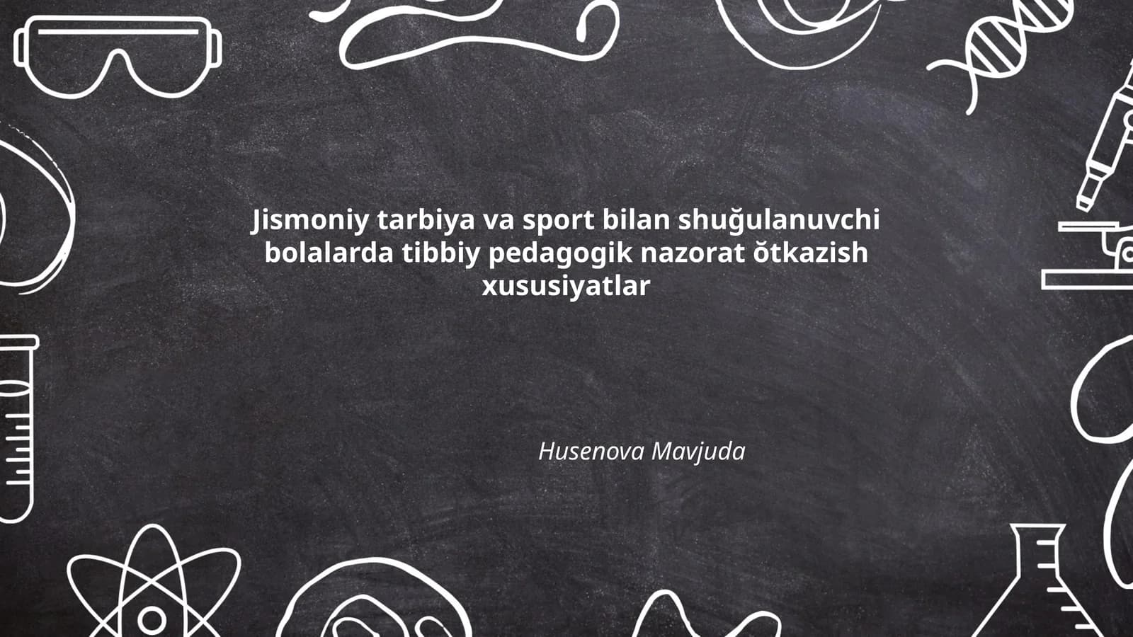 Jismoniy tarbiya va sport bilan shuğulanuvchi bolalarda tibbiy pedagogik nazorat ŏtkazish xususiyatlar