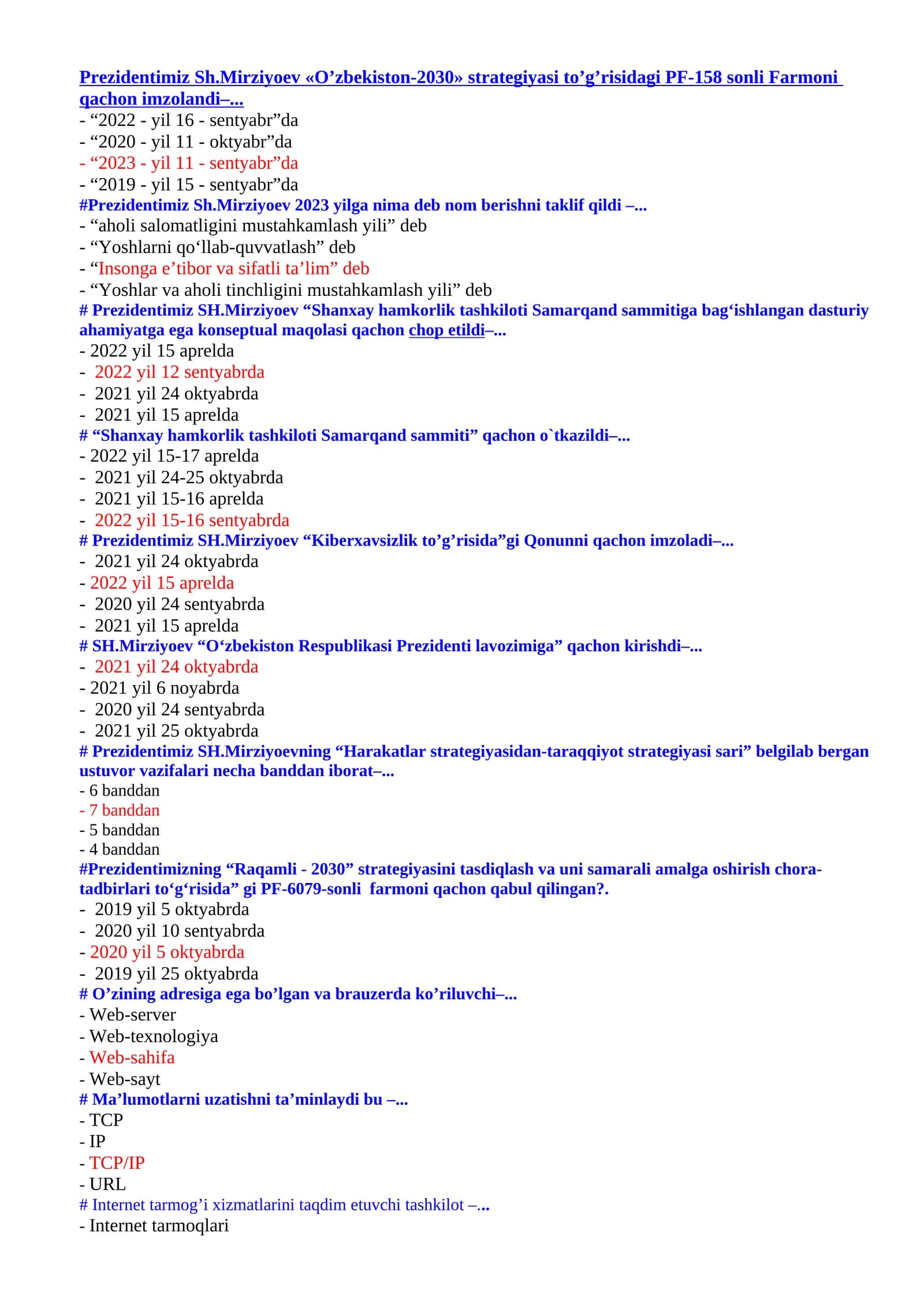 Informatika va AT_test_yakuniy_hemis