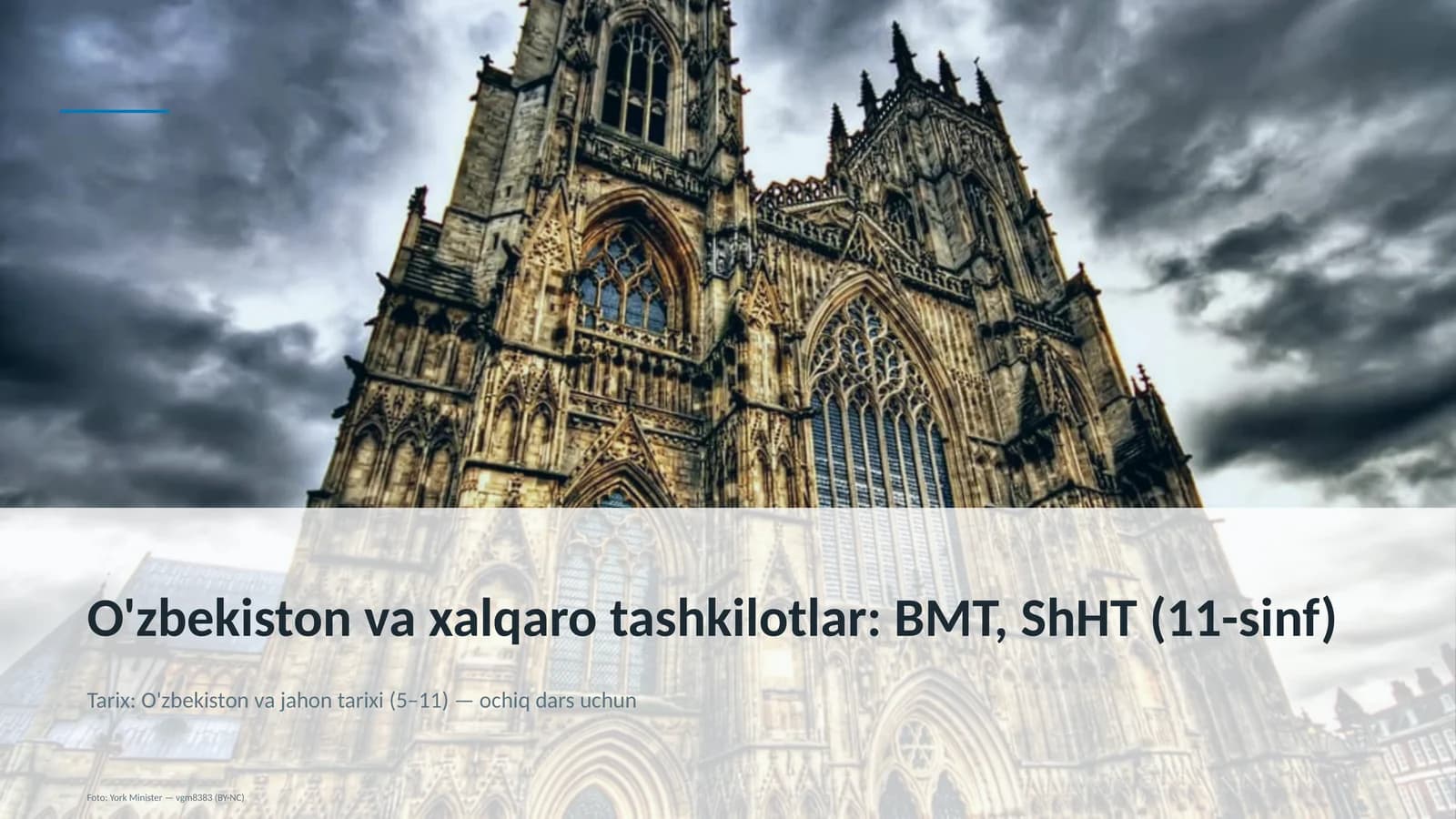 O'zbekiston va jahon tarixi (5–11)