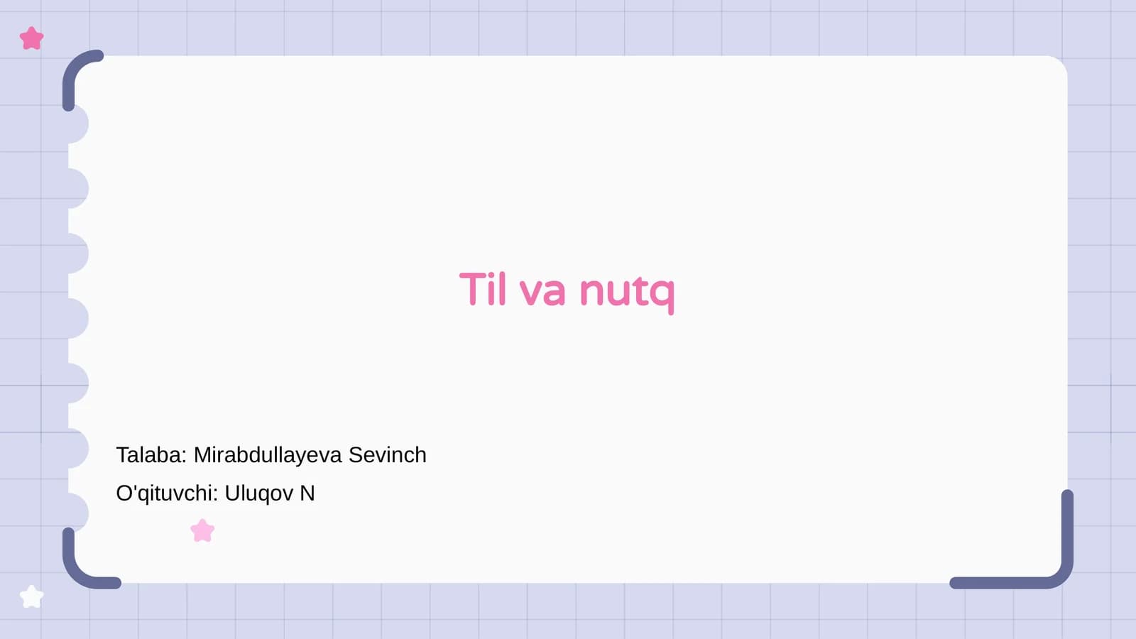 Til va nutq