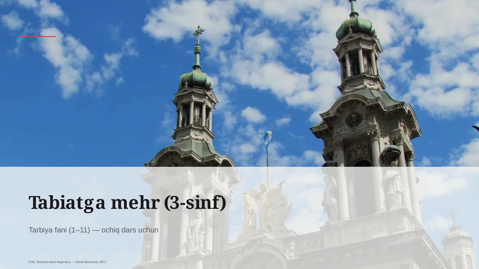 Tabiatga mehr (3-sinf)