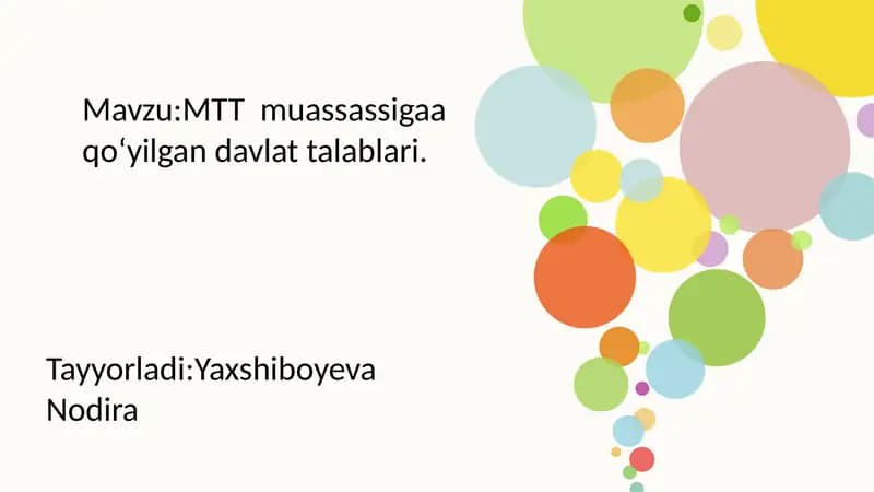 Davlat talablari