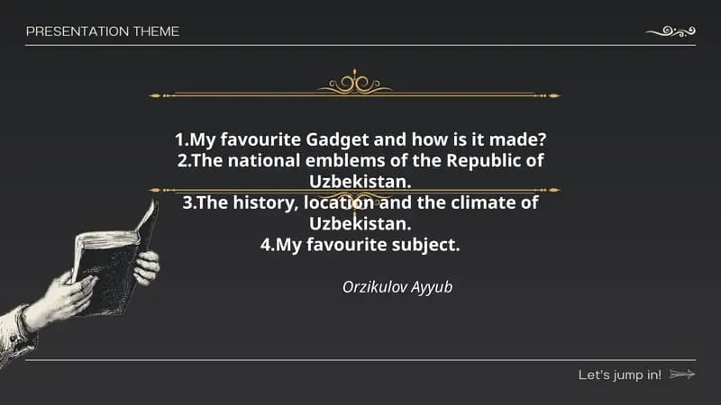 My favourite subject