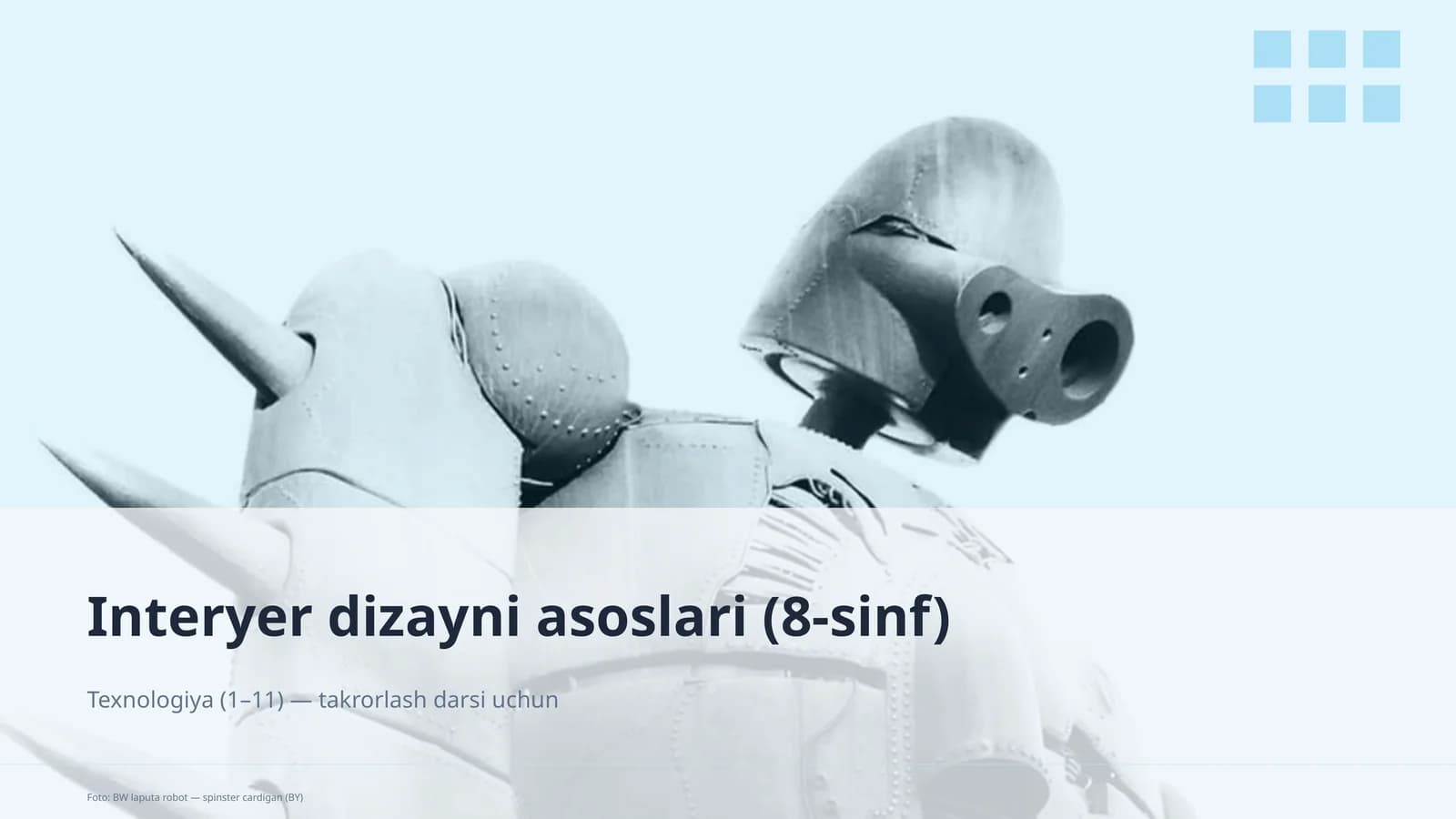 Interyer dizayni asoslari (8-sinf)