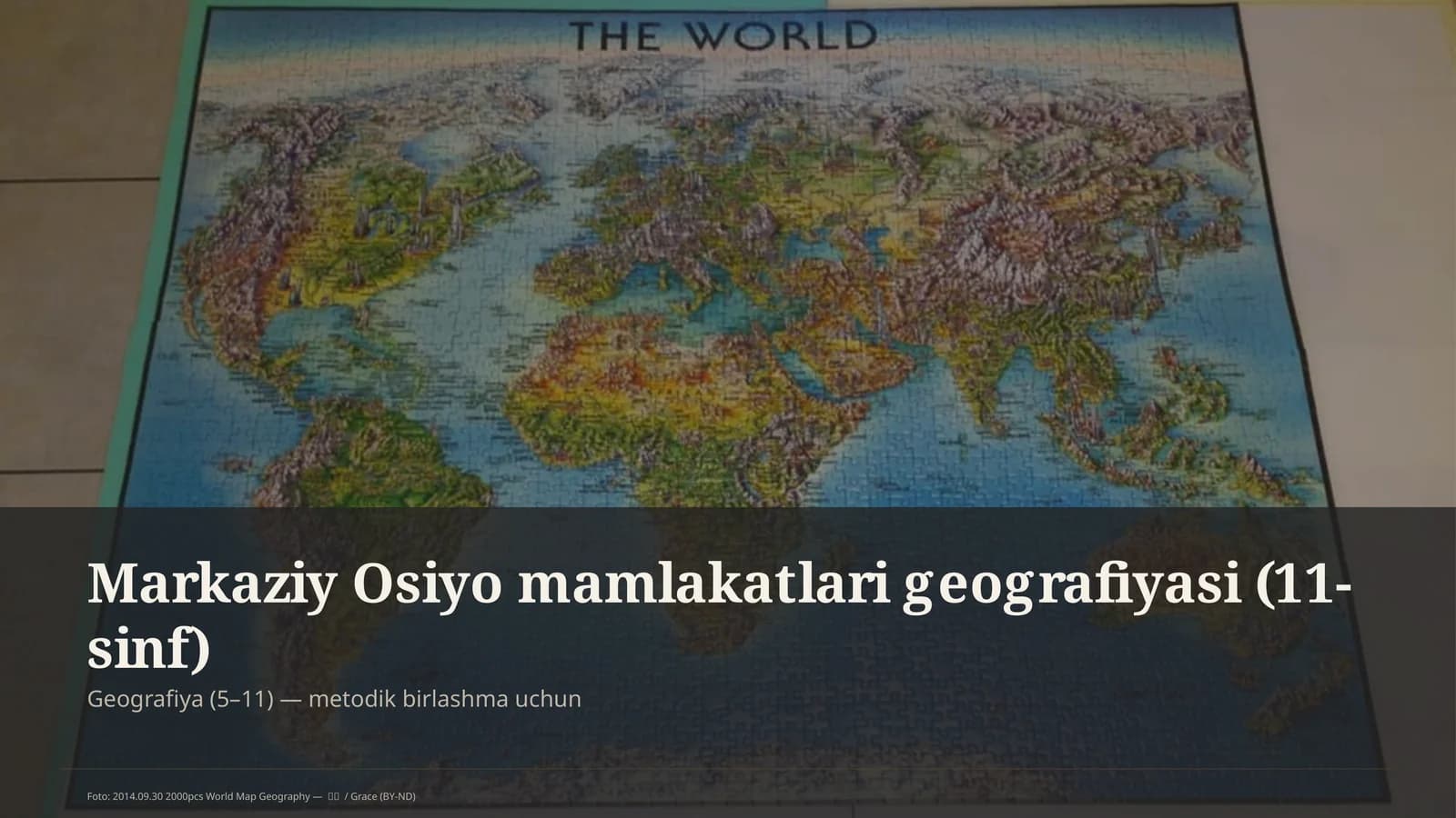 Markaziy Osiyo mamlakatlari geografiyasi (11-sinf)