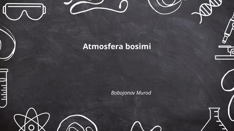 Atmosfera bosimi