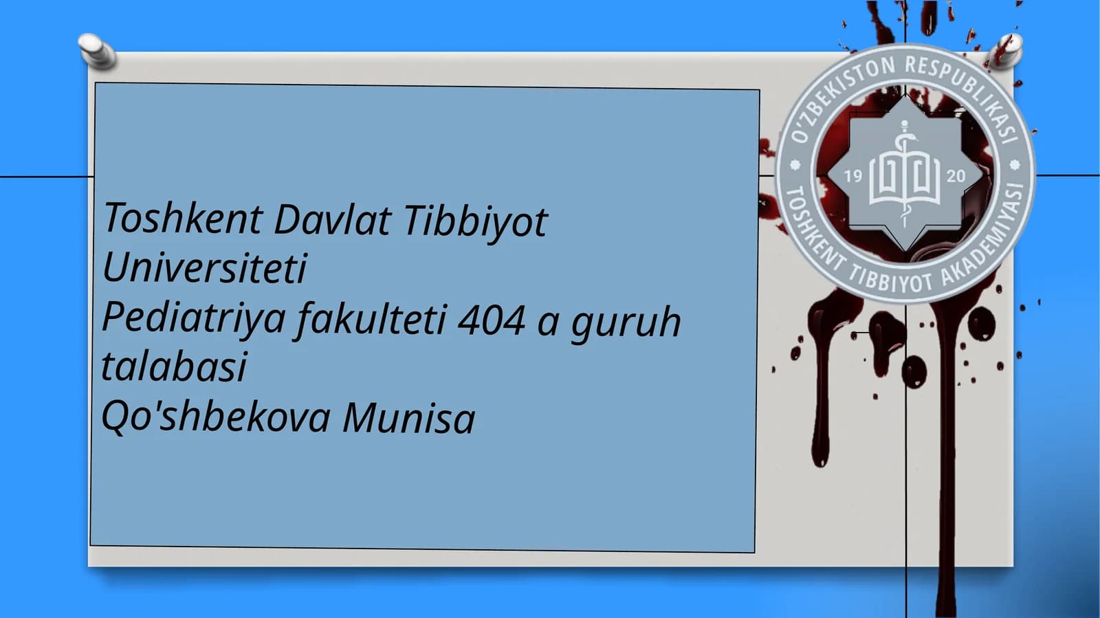QON VA QON DOG’LARINING SUD TIBBIY EKSPERTIZASI