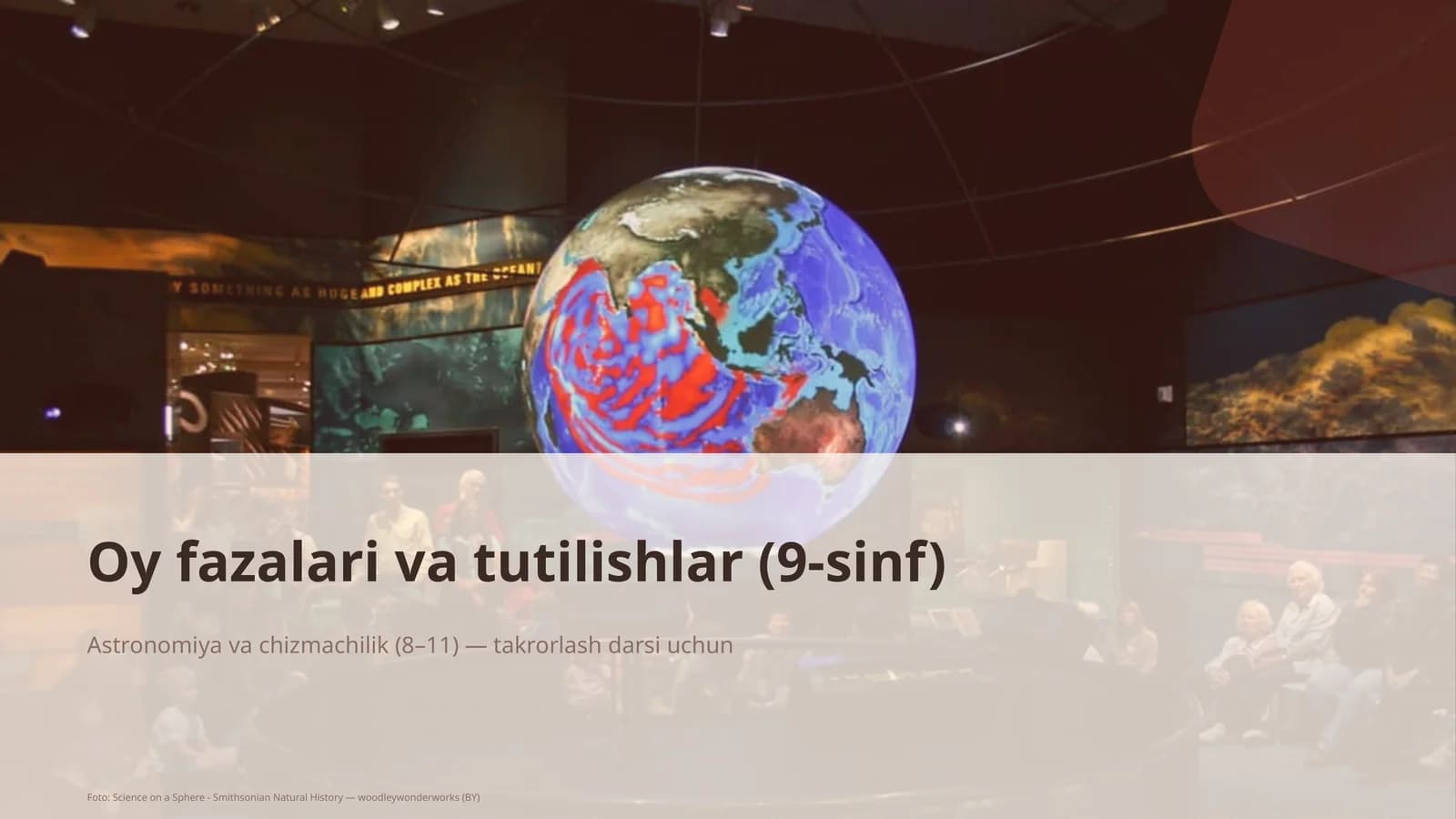 Oy fazalari va tutilishlar (9-sinf)