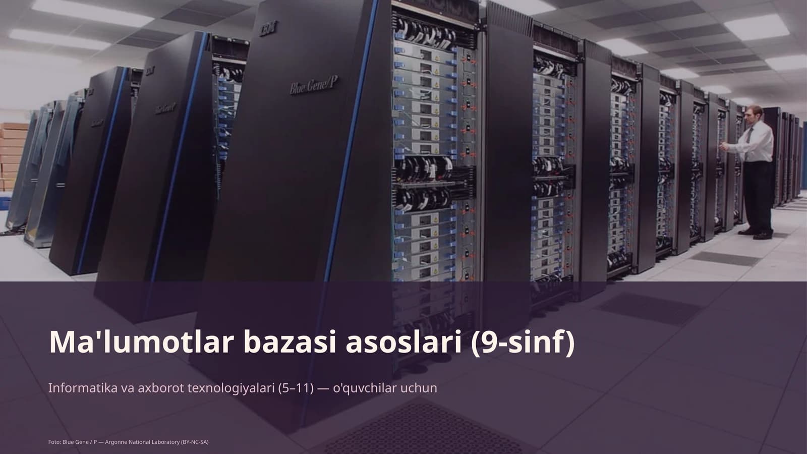 Ma'lumotlar bazasi asoslari (9-sinf)